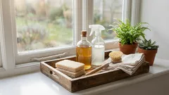 Puhdas, lumivalkoinen ikkunalauda – miten se pidetään sellaisena. Mitä puhdistamiseen todella kannattaa käyttää