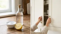 Kuinka puhdistaa keittiön kaapit rasvasta ruokasoodalla: oikea tapa